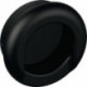 Poignée à encastrer 535MLB polyamide mat 90 noir profond longueur 42 mm largeur 42 mm HEWI