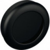 Poignée à encastrer 538 MLB PA ma 90 noir profond L.75mm B.75mm HEWI