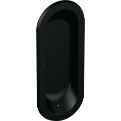 Poignée à encastrer 542 PA ma 90 noir profond L.95mm B.38mm HEWI