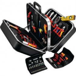 Assortiment d'outils BIG Twin électrique 63 pièces fourni avec coffret de transp
