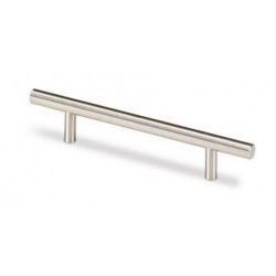 Poignée de meuble Salvia VA Inox brossé 96mm D.12mm HETTICH