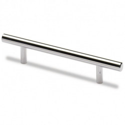 Poignée meuble Hale Acier chromé poli 288mm D.12mm HETTICH