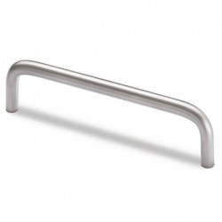 Poignée meuble Avenio Acier nickelé mat 96mm D.8mm HETTICH