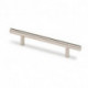 Poignée meuble Hale Acier brossé, aspect acier inoxydable 184mm D.12mm HETTICH