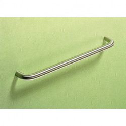 Poignée de meuble Asopus inox brossé 480 mm Ø 12 mm HETTICH
