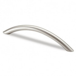 Poignée de meuble Nicia Acier chromé poli 128mm D.10mm HETTICH