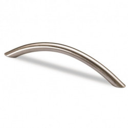 Poignée de meuble Nicia Acier Optik brossé 128mm D.10mm HETTICH