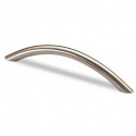 Poignée de meuble Nicia Acier Optik brossé 224mm D.10mm HETTICH