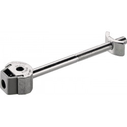 Raccord de plan de travail, acier galvanisé, longueur 100 mm HETTICH