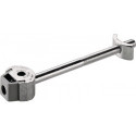 Raccord de plan de travail, acier galvanisé, longueur 100 mm HETTICH
