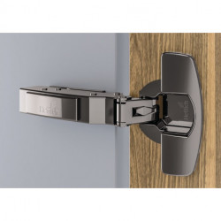 Charnière 110 degrés Sensys 8645i 3mm semi-overlay pour adresse noir HETTICH (Par 50)