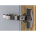 Charnière 110 degrés Sensys 8645i 12,5 mm présente avec manchon d'expansion préfabriqué noir HETTICH (Par 50)