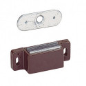 Aimant de maintien porteM 71 GP/M 92 GP plastique blanc 40N Contreplaque rigide HETTICH