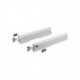 Set Glissière 94 mm / 300 mm. argenté gauche et droite