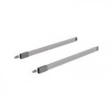 Jeu de garde-corps longitudinaux longueur nominale 270 mm acier gauche / droite HETTICH
