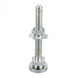 Socle réglable ferrure réglable acier HETTICH