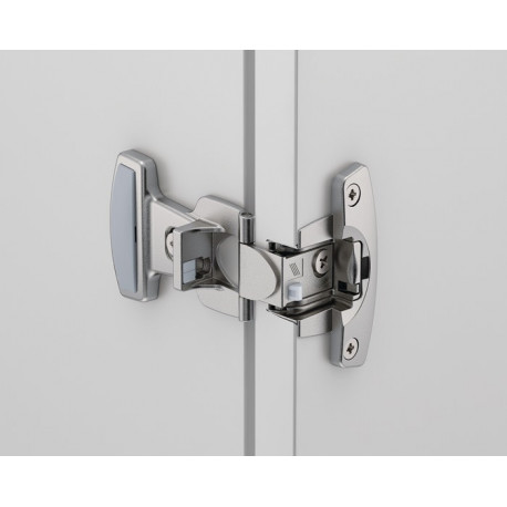 Charnière de base Selekta Pro 2000 E, joint nickelé HETTICH