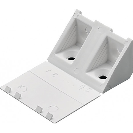 Raccord de corps de meuble universel plastique blanc HETTICH