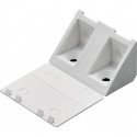Raccord de corps de meuble universel plastique blanc HETTICH