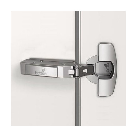 Charnière de porte fine Sensys 8646i TH 52 ici à visser, nickelée HETTICH