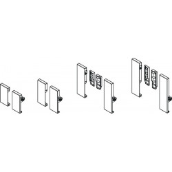 Connecteur de montage avant pour face avant ArciTech aluminium HETTICH