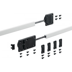 Raccord d'alignement aluminium HETTICH