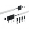 Raccord d'alignement aluminium HETTICH