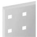 Panneau perforé l.450xL2000 mm gris clair RAL 7035 RASTERPLAN