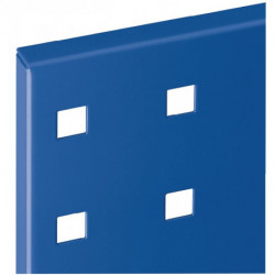 Panneau perforé l.450xL1000 mm bleu gentiane RAL 5010 RASTERPLAN