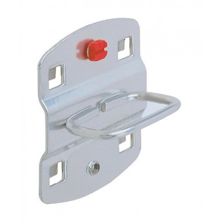 Porte-pinces l.75xP20 mm adapté à panneaux perforés 3 pièces/sachet