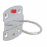 Support de machine D. 40 mm longueur 65 mm adapté à panneaux perforés 2 pièces/sachet