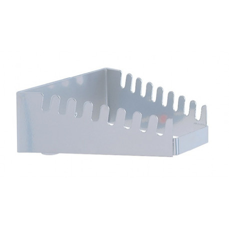 Support de clés H50xl130/60xP150 mm 8 porte-outils horiz. p. panneaux perf. pour panneaux perforés