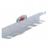 Porte-tournevis l.390xP30 mm adapté à panneaux perforés