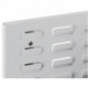 Panneau perforés à fentes l.1000xL450 mm gris clair RAL 7035 format large RASTE