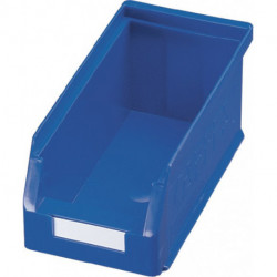 Boîte de rangement à ouverture frontale L290xl140xH130 mm PE bleu KAPPES