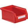 Boîte de rangement à ouverture frontale L160xl105xH75 mm PE rouge KAPPES