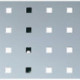 Panneau perforé l.457xL991 mm gris clair RAL 7035 BOTT