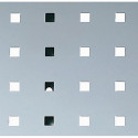 Panneau perforé l.457xL991 mm gris clair RAL 7035 BOTT