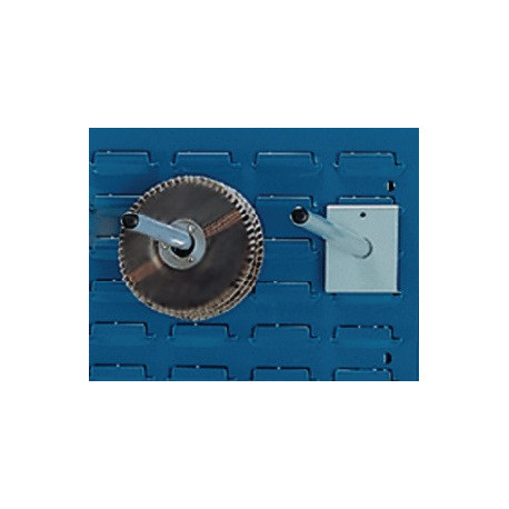 Support universel longueur 150 mm rond D. 16 mm pour panneaux perforés à fentes BOTT