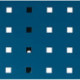 Panneau perforé l.457xL495 mm bleu gentiane RAL 5010 BOTT