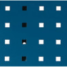 Panneau perforé l.457xL495 mm bleu gentiane RAL 5010 BOTT