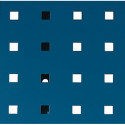 Panneau perforé l.457xL1981 mm bleu gentiane RAL 5010 BOTT