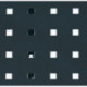 Panneau perforé l.457xL991 mm gris anthracite RAL 7016 BOTT