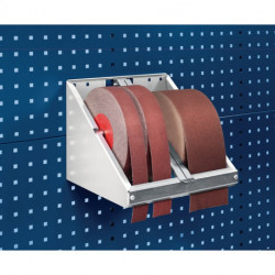 Support de rouleaux de papier abrasif l.310xP300xH250 mm largeur du rouleau max. 120 mm D. du rouleau maxi. 260 mm BOTT