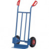Diable H. 1150 mm L. pelle 150xl400 mm pneumatique capacité de charge 250 kg bleu brillant, RAL 5007 FETRA