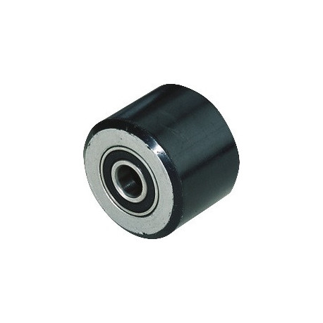 Roulette de fourche polyuréthane L.moyeu 70 mm l.roue 70 mm D. de la roue 80 mm