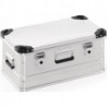 Boîte en aluminium L582xl385xH275 mm 47 l avec fermoir à déclic et angles d’empi