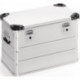 Boîte en aluminium L582xl385xH410 mm 76 l avec fermoir à déclic et angles d’empi
