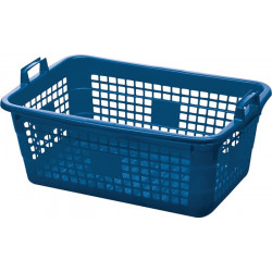 Panier L620xl425xH250 mm 45 l polyéthylène bleu LOCKWEILER