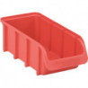 Boîte de rangement à ouverture frontale L216/183xl102xH74 mm PP rouge empilable (Par 18)